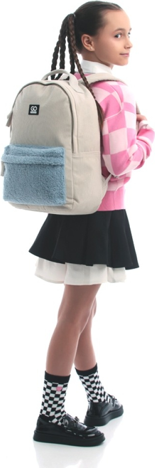Рюкзак GoPack Education teens 147 бежевый (go25-147m-1) фото 12