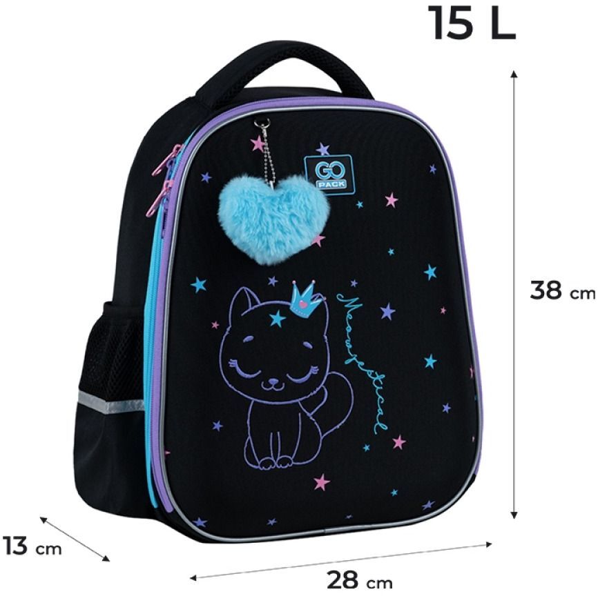 Рюкзак GoPack Education полукаркасный 165M Meowjestical (go25-165m-2) фото 