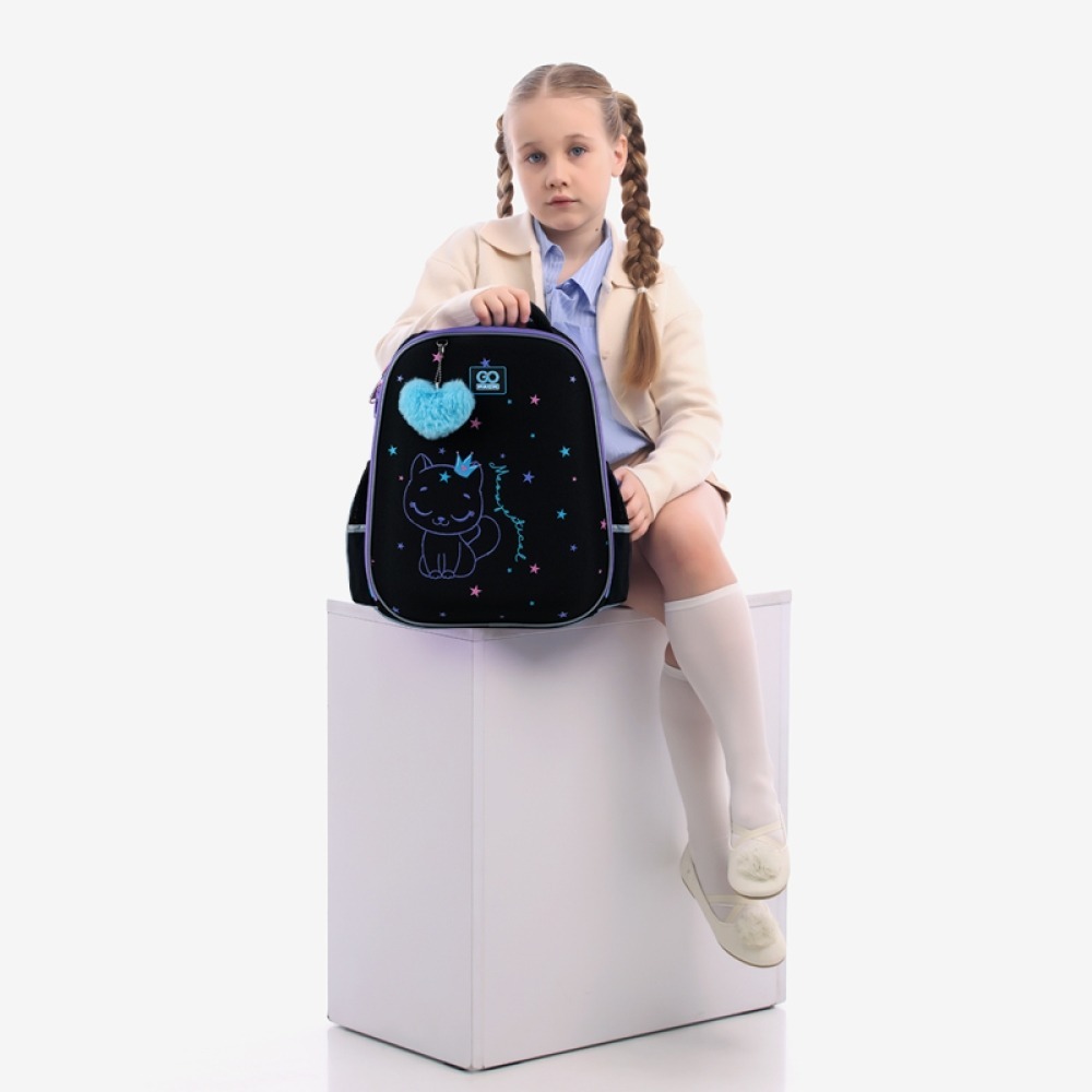 Рюкзак GoPack Education полукаркасный 165M Meowjestical (go25-165m-2) фото 