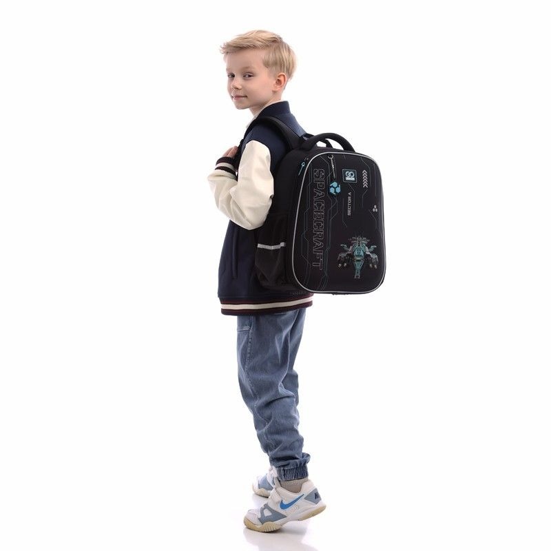 Рюкзак шкільний напівкаркасний GoPack Education Spacecraft 165M Studio Pets (go25-165m-5)фото14