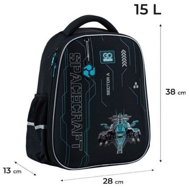 Рюкзак шкільний напівкаркасний GoPack Education Spacecraft 165M Studio Pets (go25-165m-5)фото6