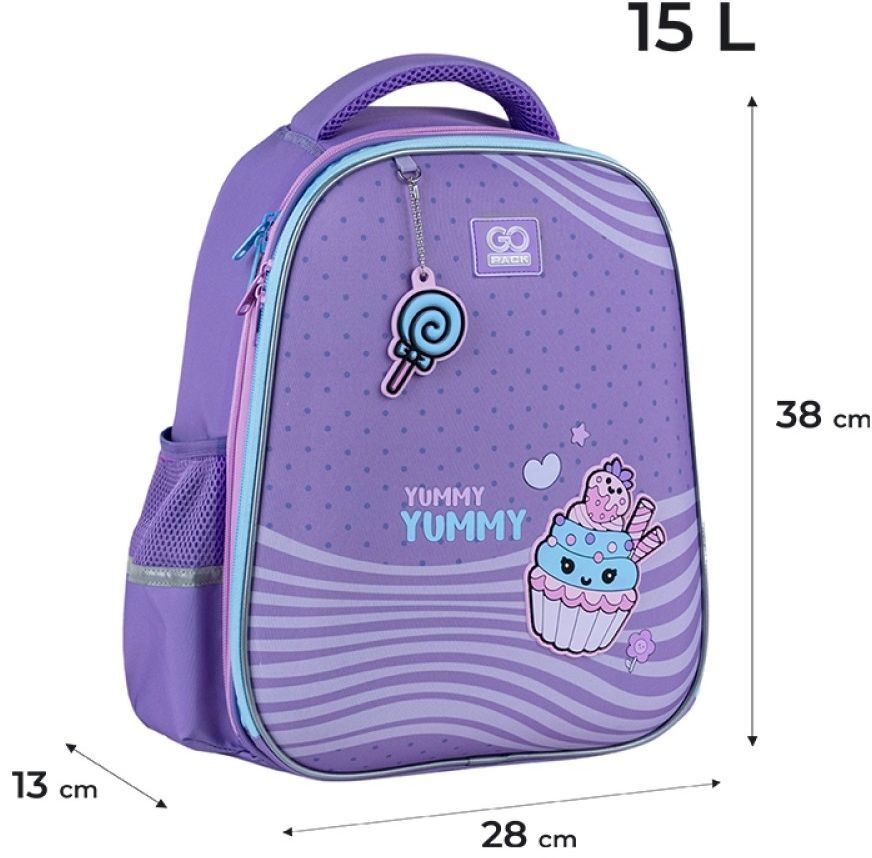 Рюкзак GoPack Education полукаркасный 165M Yummy (go25-165m-3) фото 