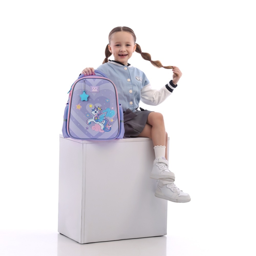 Рюкзак GoPack Education полукаркасный 165S Cute Pony (go25-165s-1) фото 