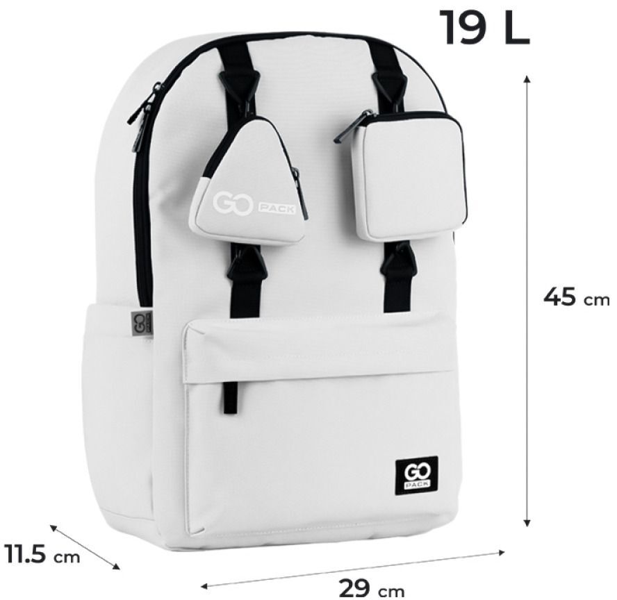 Рюкзак GoPack Education teens 178 сірий (go25-178l-2)фото7