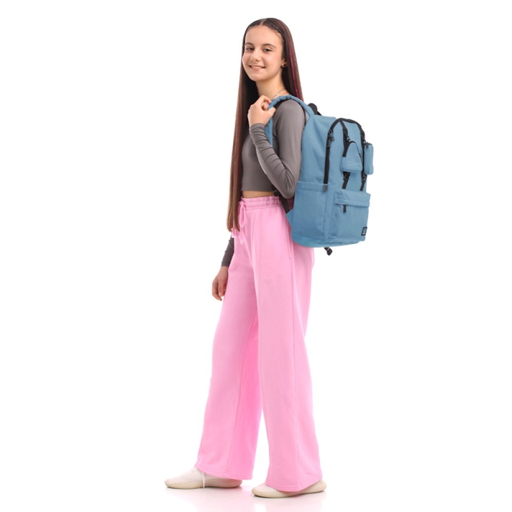 Рюкзак GoPack Education teens 178 серо-голубой (go25-178l-3) фото 