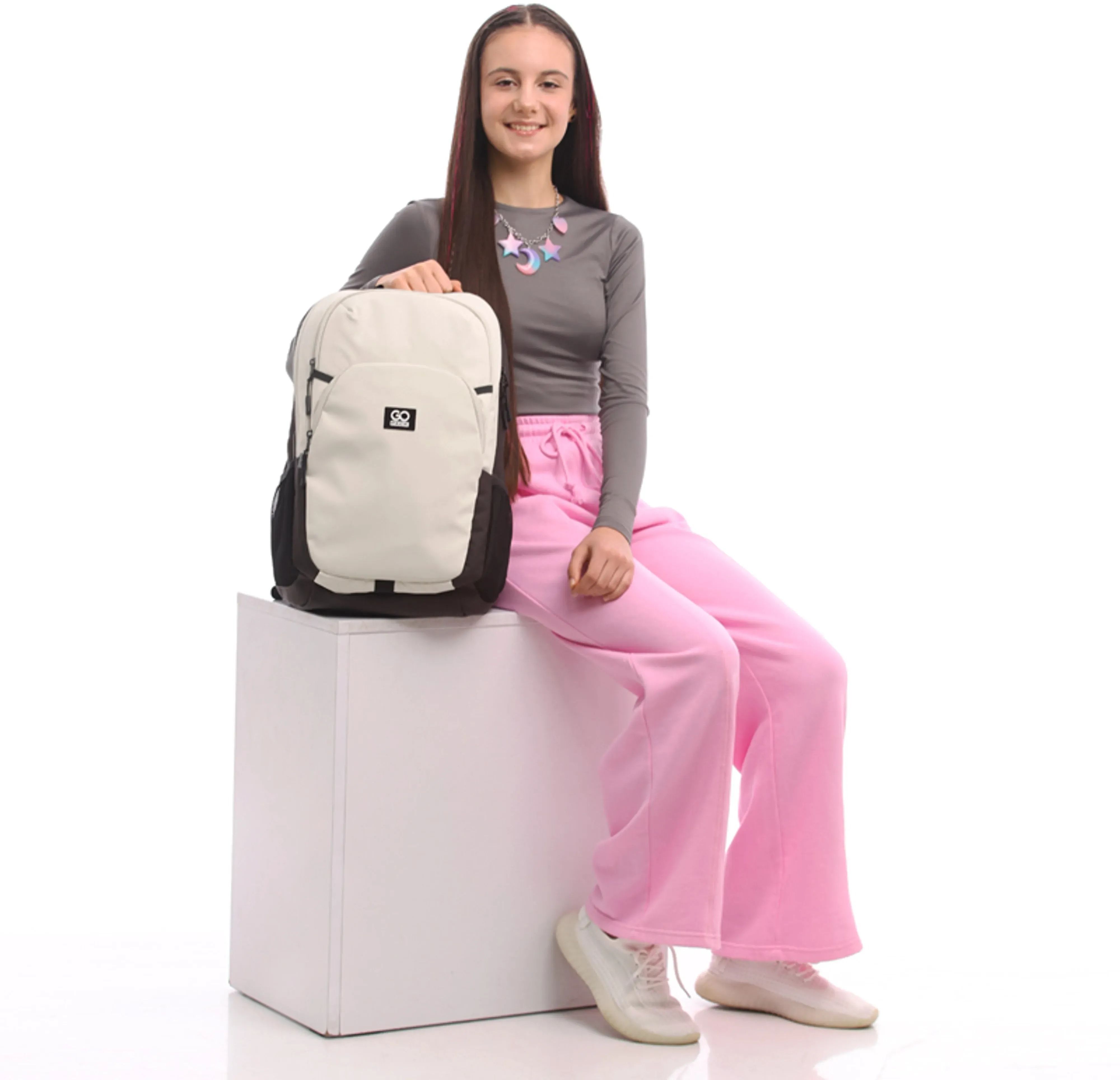 Рюкзак GoPack Education teens 185 бежевий (go25-185l-3)фото15