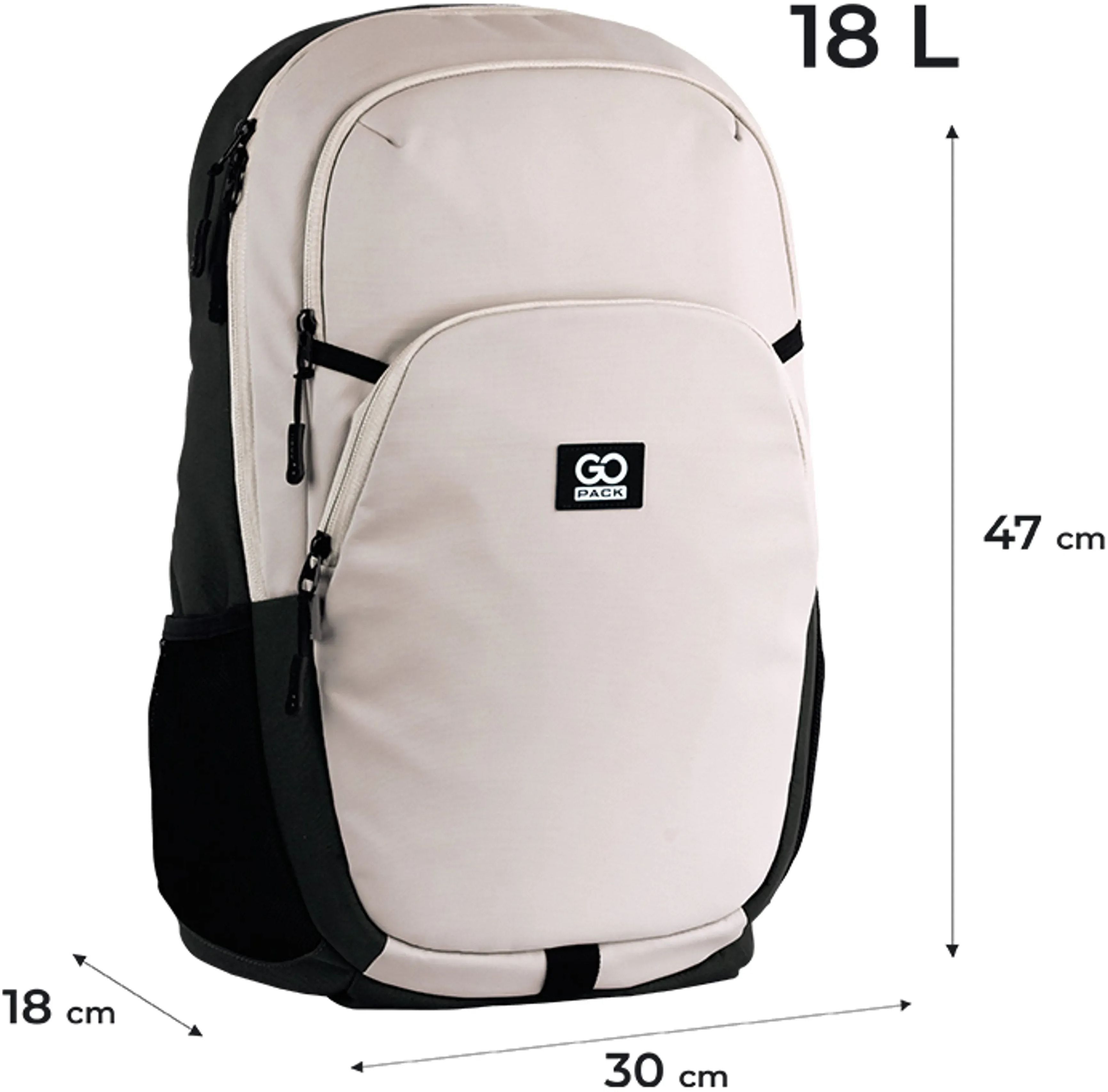 Рюкзак GoPack Education teens 185 бежевий (go25-185l-3)фото7