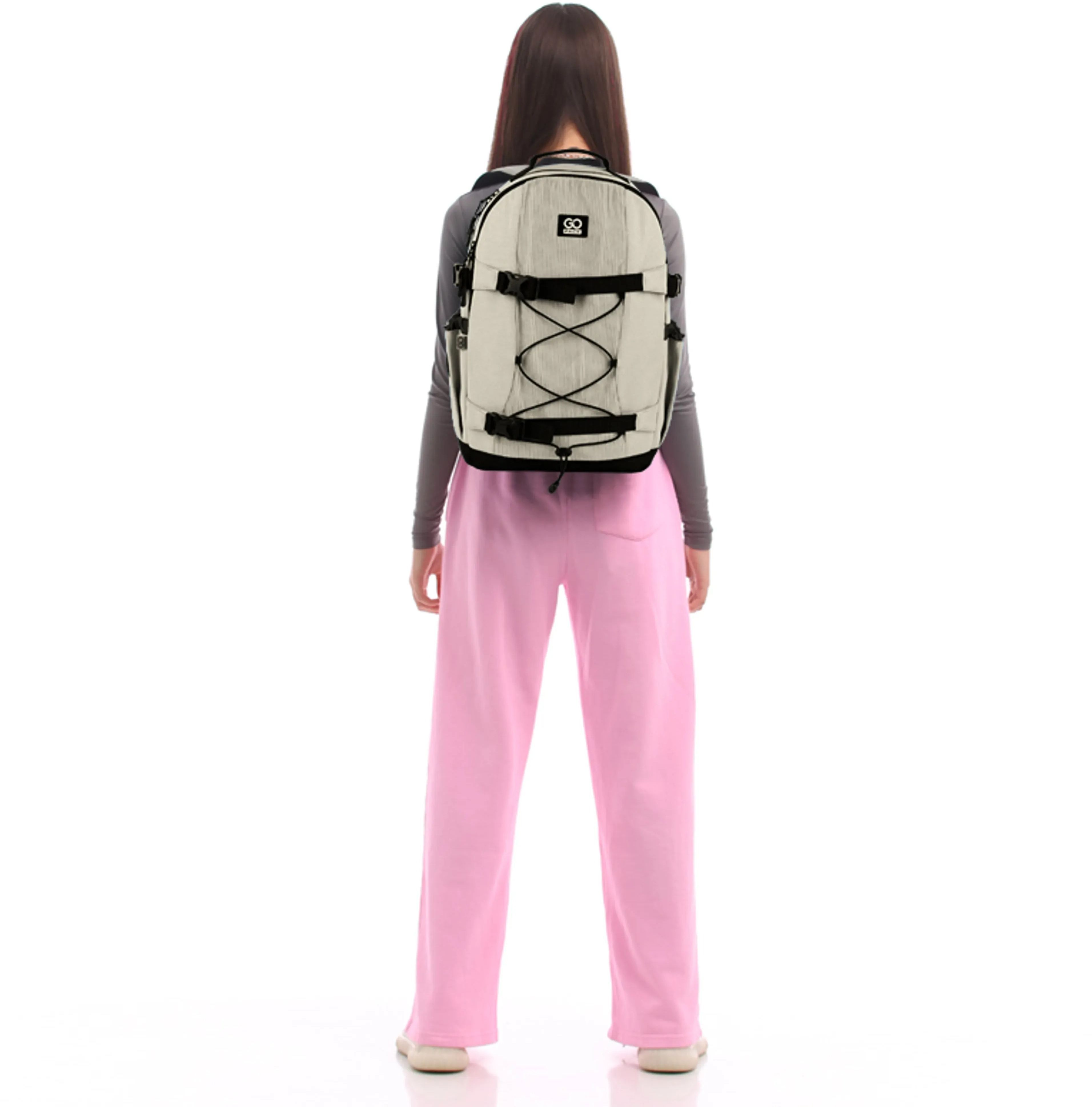 Рюкзак GoPack Education teens 186 бежевий (go25-186l-4)фото