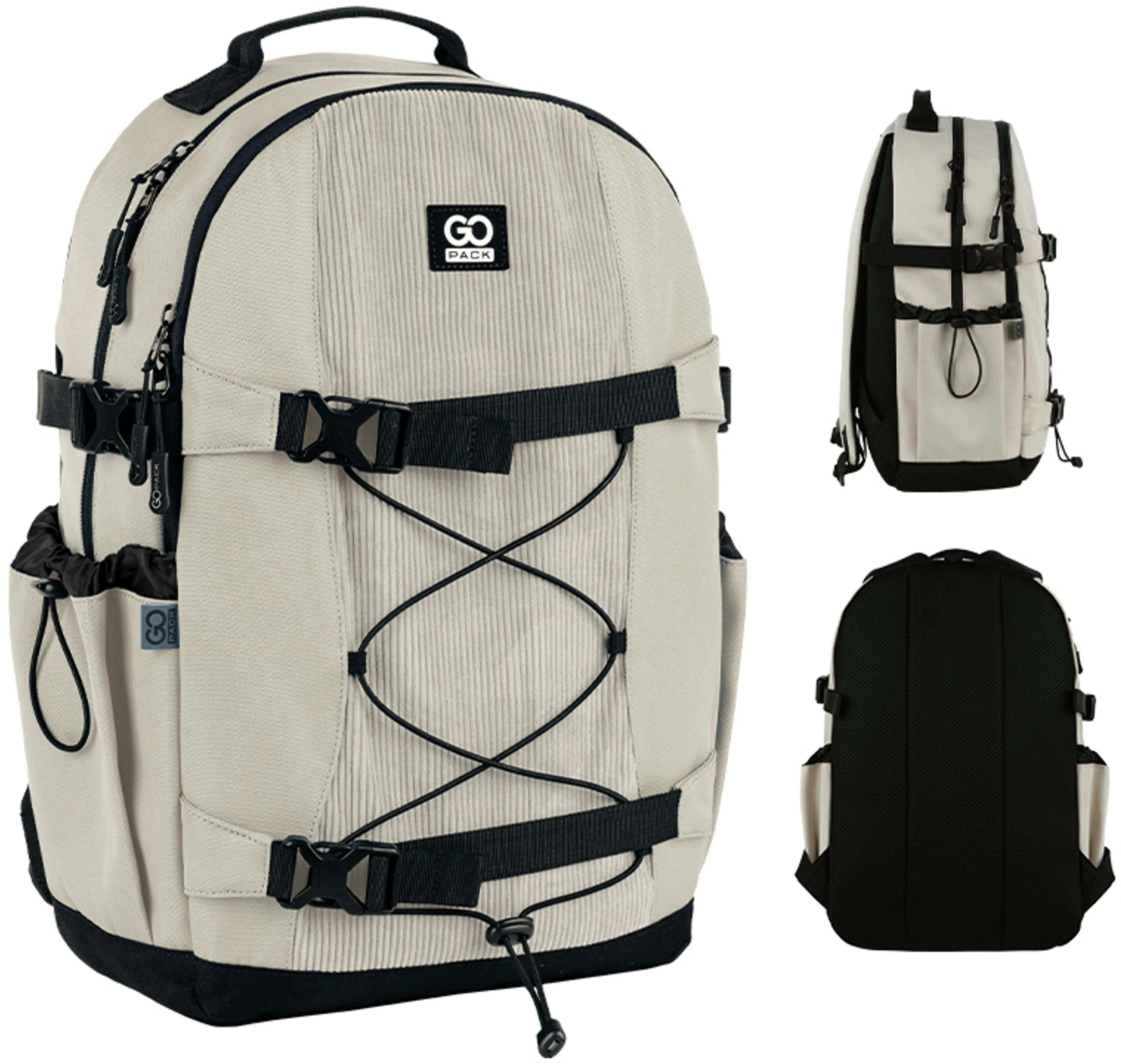 Рюкзак GoPack Education teens 186 бежевий (go25-186l-4)фото