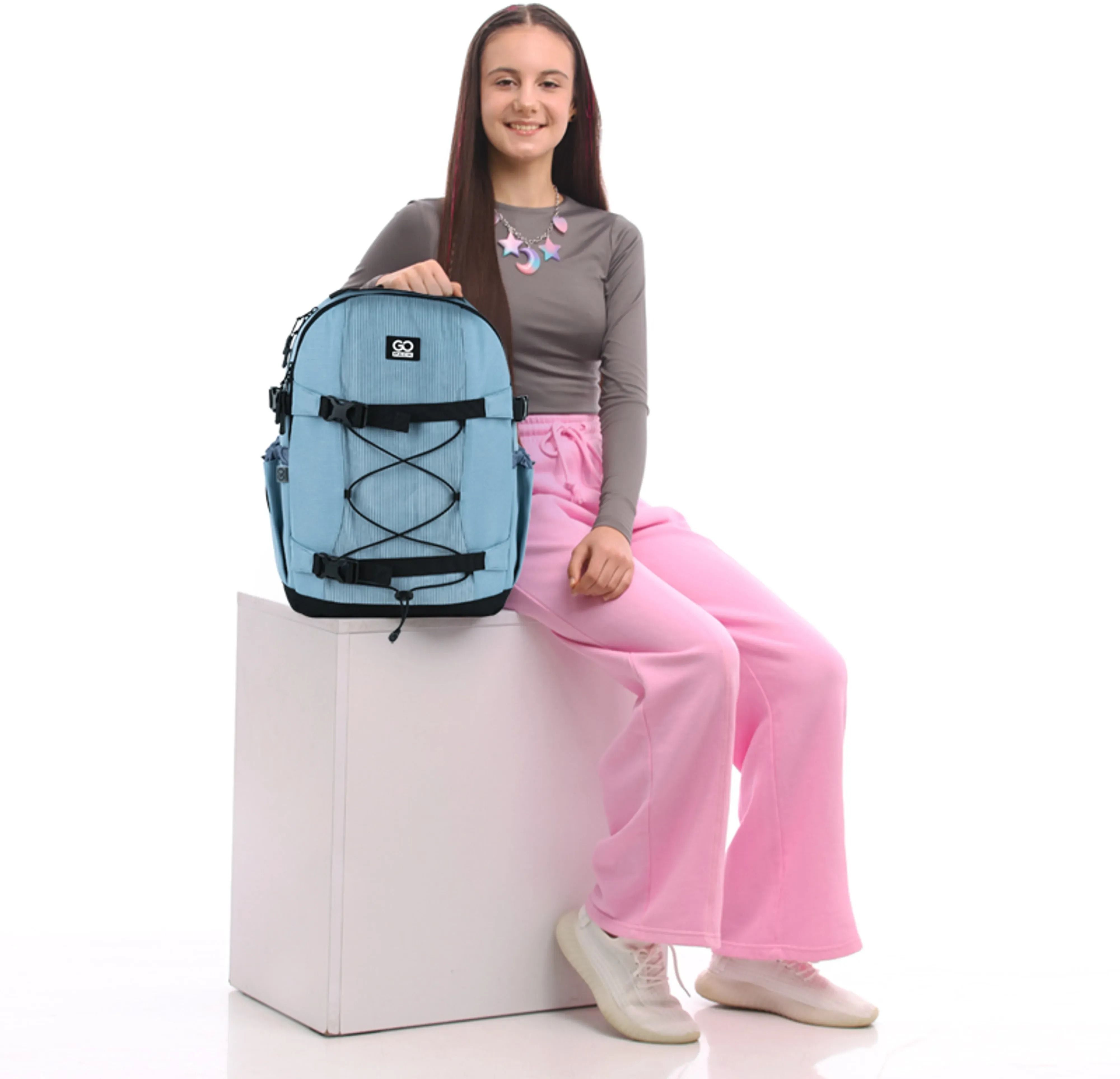 Рюкзак GoPack Education teens 186 блакитний (go25-186l-2)фото16