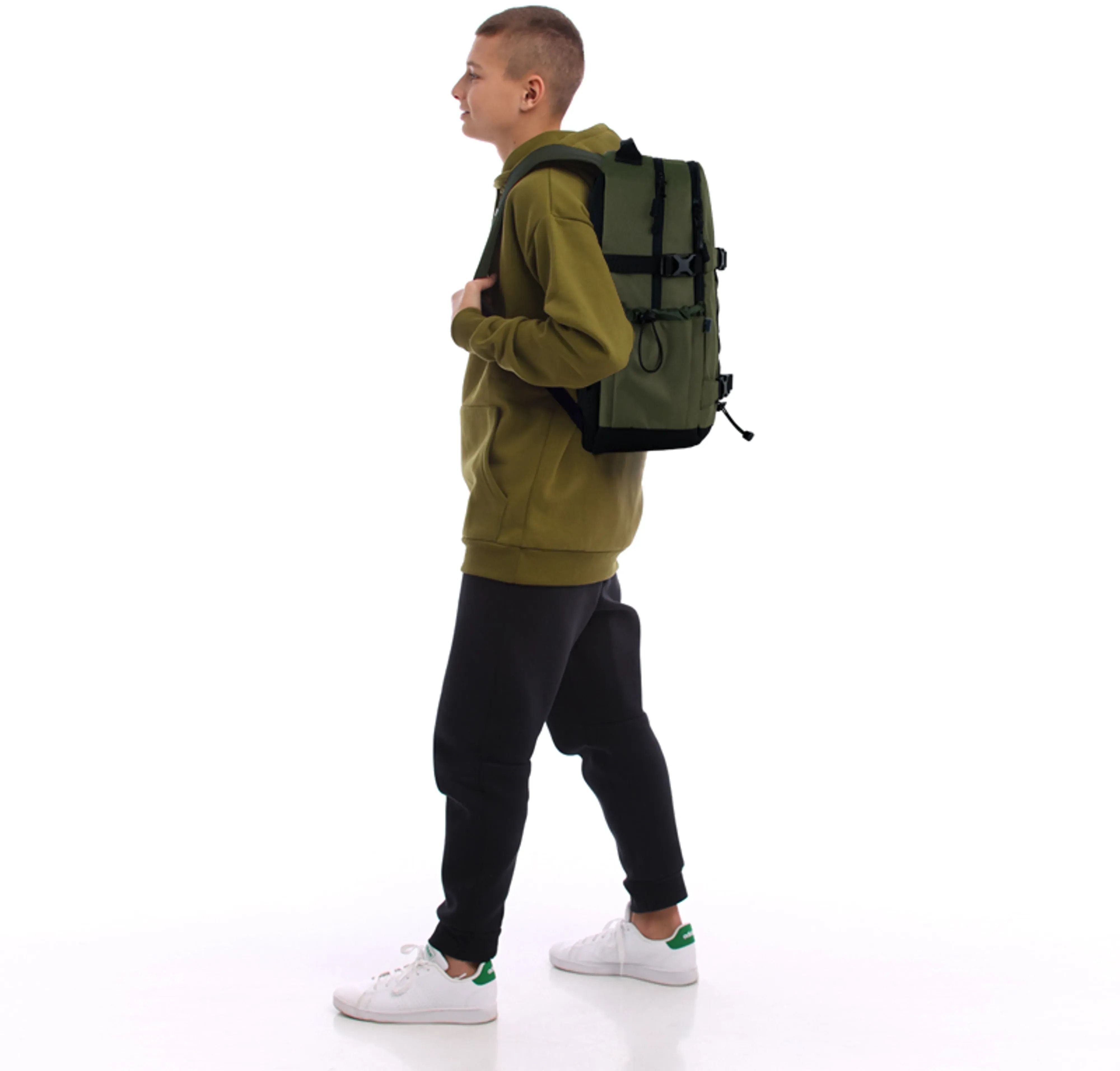 Рюкзак GoPack Education teens 186 хакі (go25-186l-3)фото15