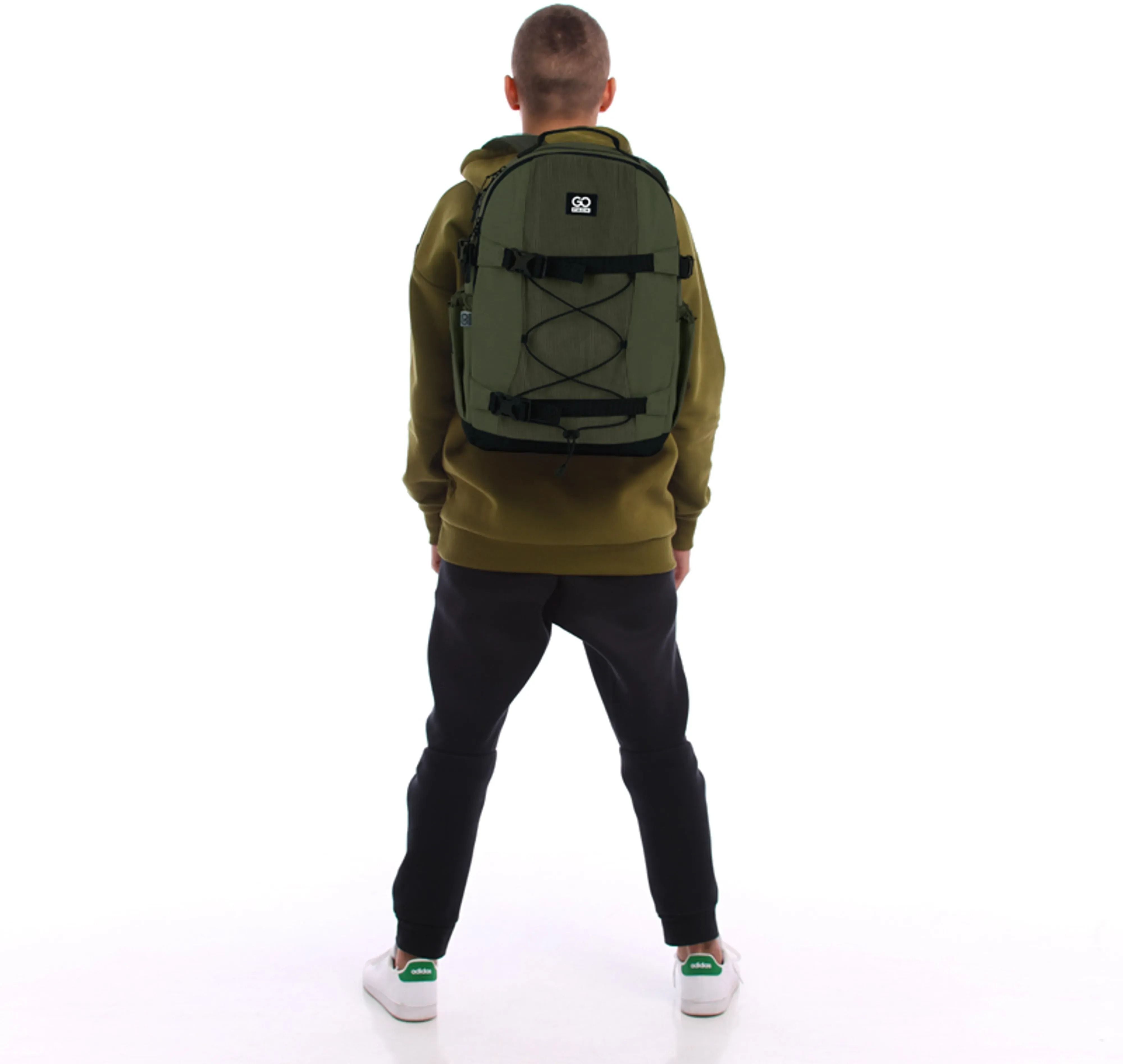 Рюкзак GoPack Education teens 186 хакі (go25-186l-3)фото13