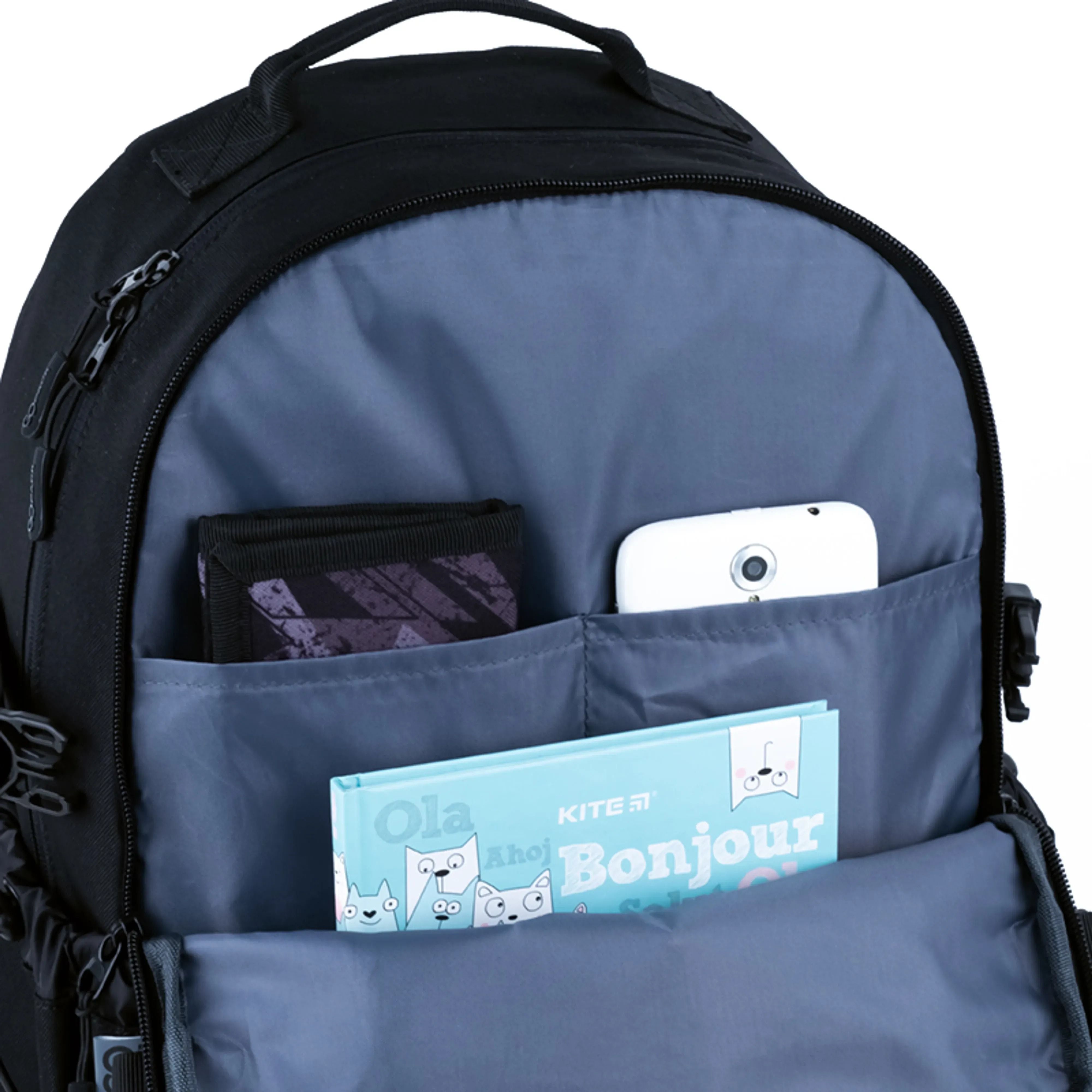 Рюкзак GoPack Education teens 186 черный (go25-186l-1) фото 11