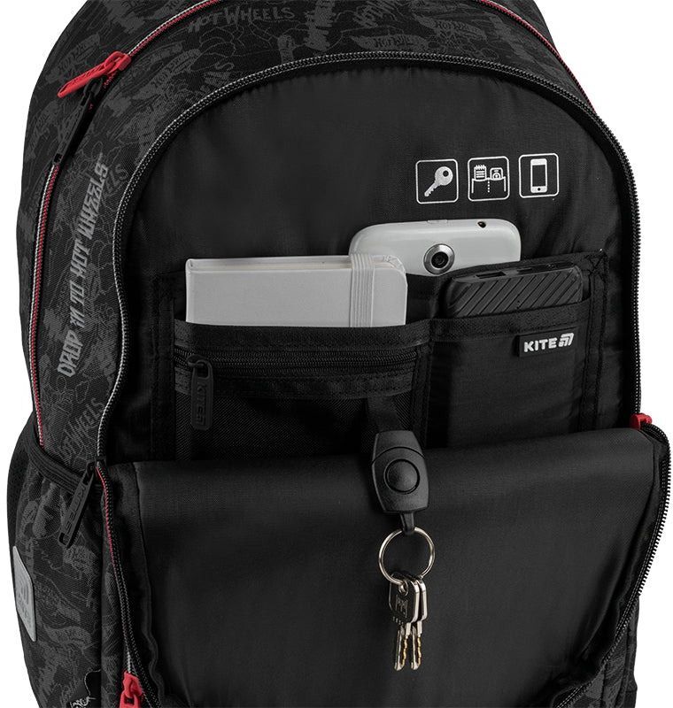 Рюкзак Kite Education 585 Hot Wheels (hw25-585m) фото 
