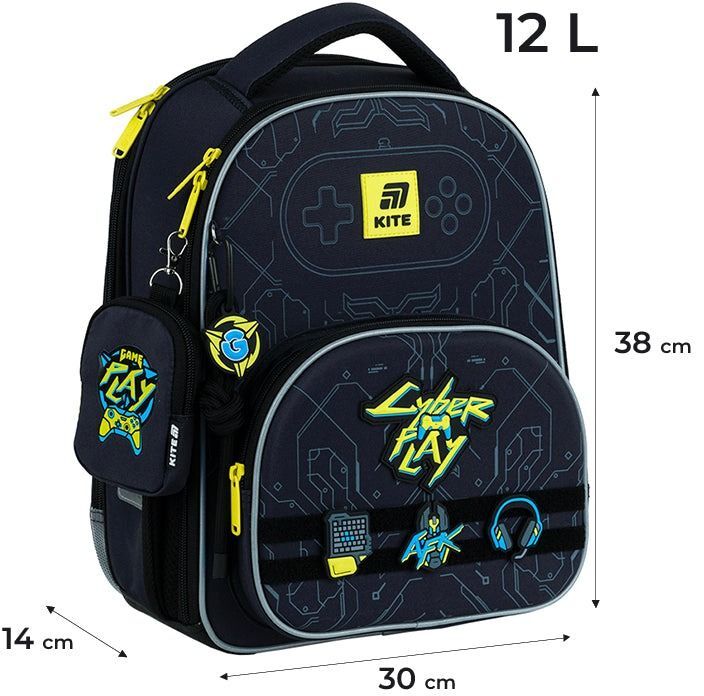 Рюкзак Kite Education каркасный 556 Cyber (k25-556m-2) фото 7