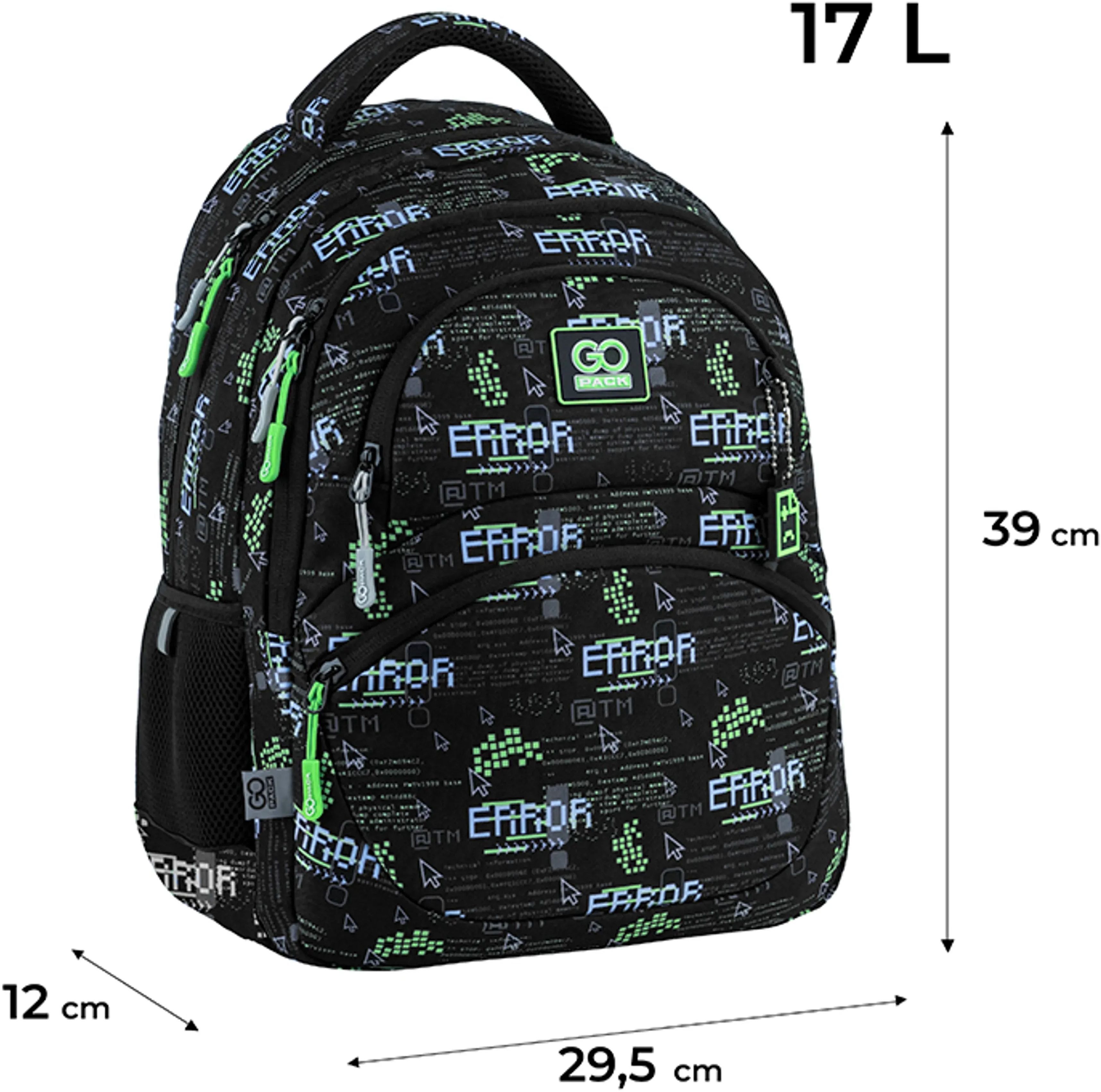 Рюкзак GoPack Education 175M-7 Error (go25-175m-7) фото 