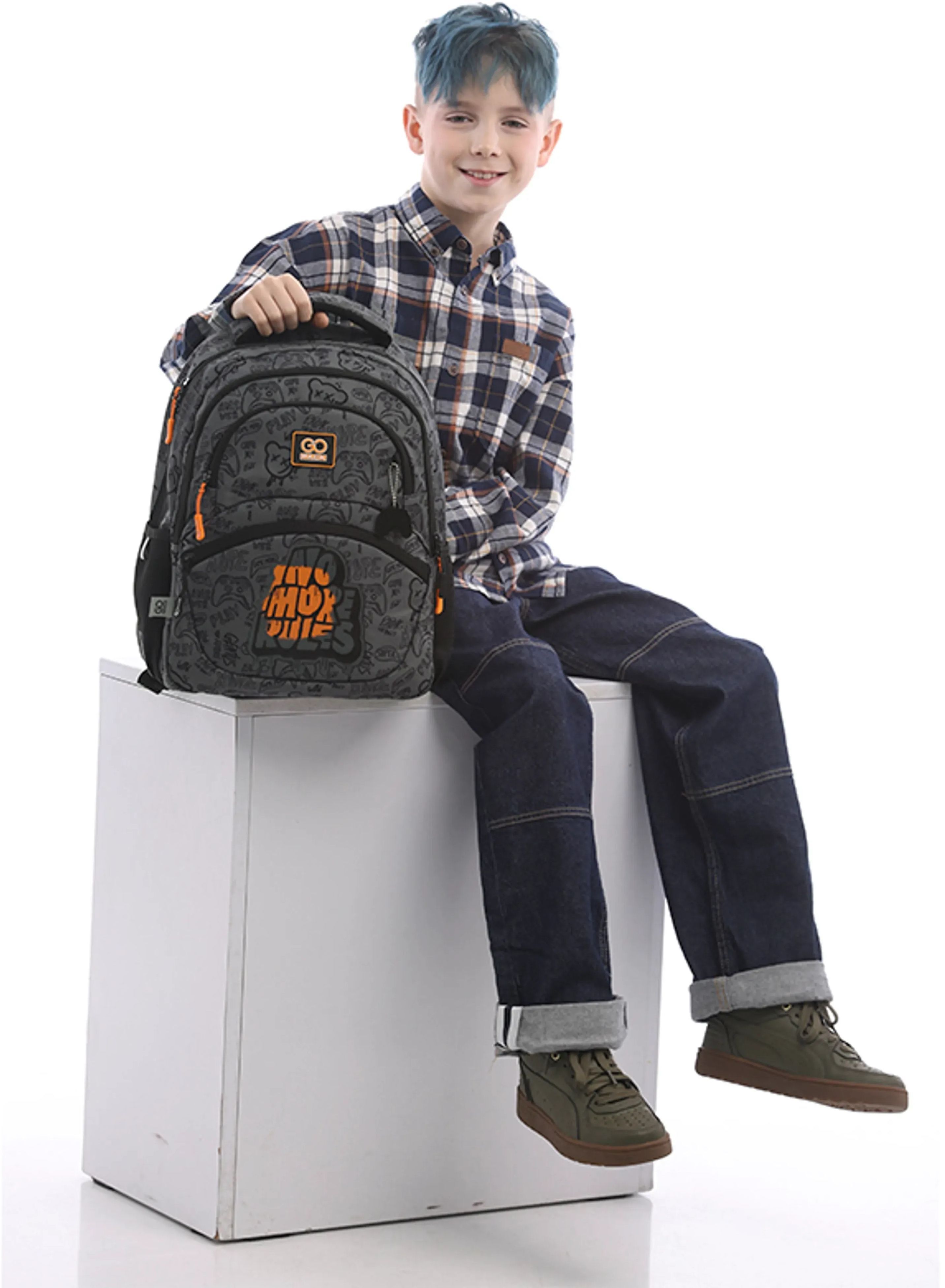 Рюкзак GoPack Education 175M-5 No More Rules (go25-175m-5) фото 