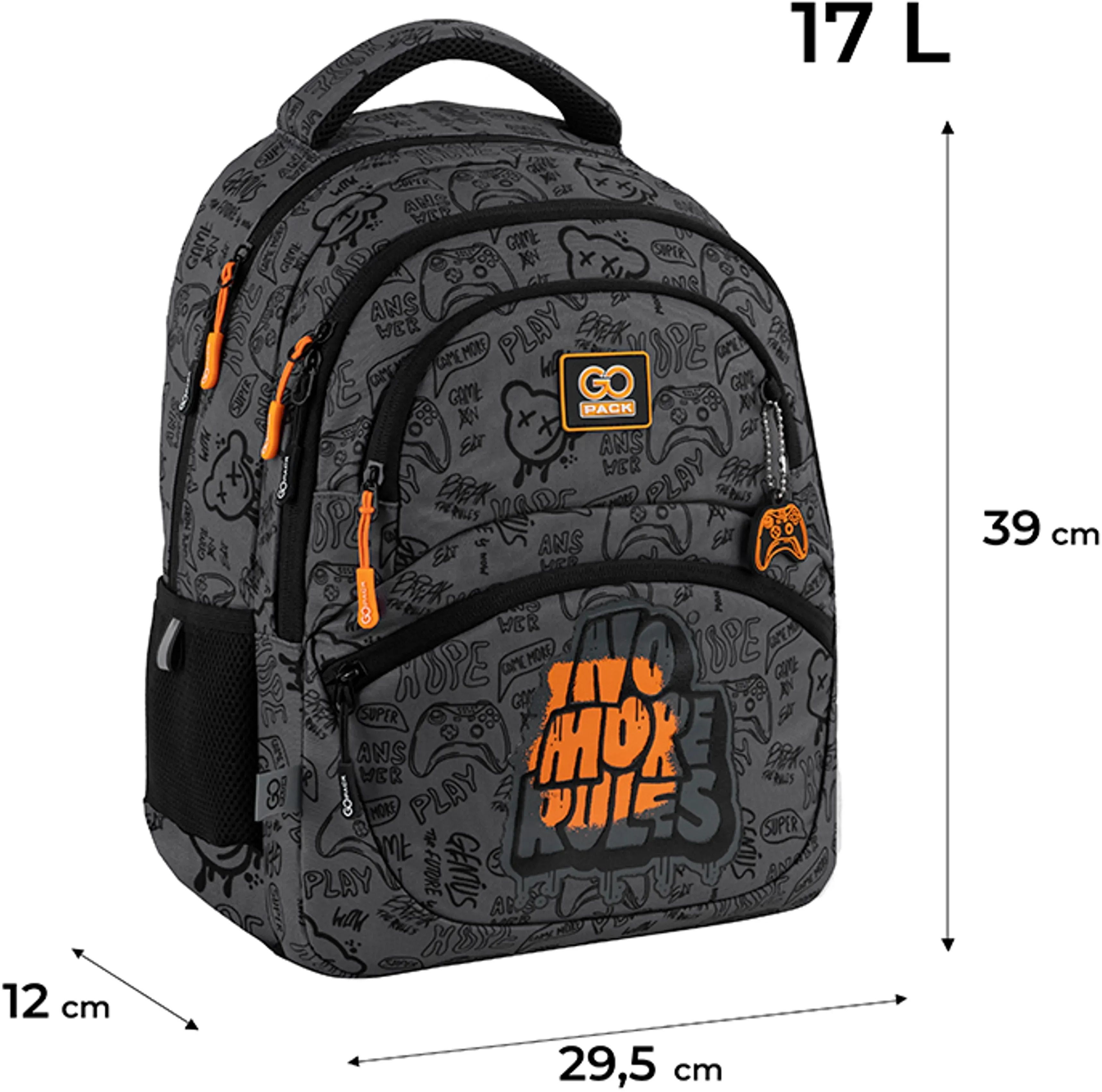 Рюкзак GoPack Education 175M-5 No More Rules (go25-175m-5) фото 