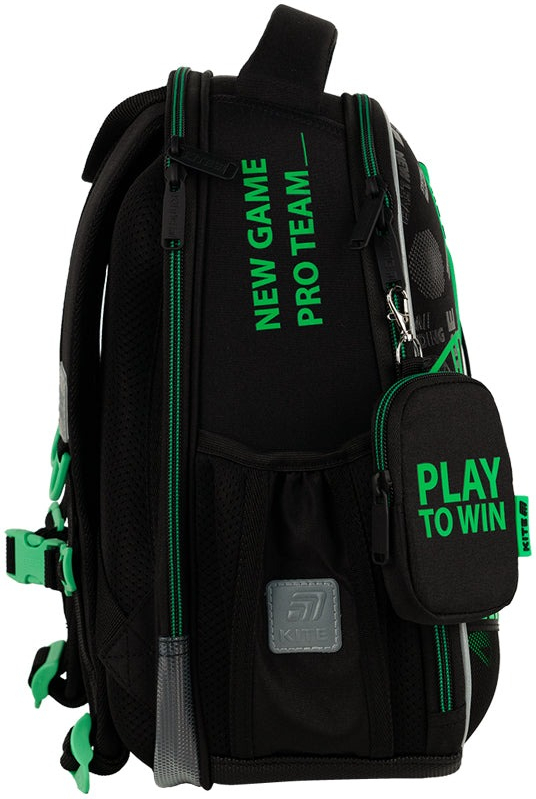 Набор рюкзак+пенал+сумка для обуви Kite 555 Play&amp;Win (set_k25-555s-2) фото 