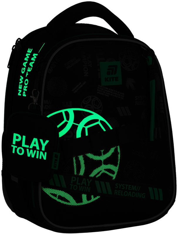 Набор рюкзак+пенал+сумка для обуви Kite 555 Play&amp;Win (set_k25-555s-2) фото 