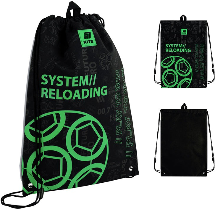 Набор рюкзак+пенал+сумка для обуви Kite 555 Play&amp;Win (set_k25-555s-2) фото 