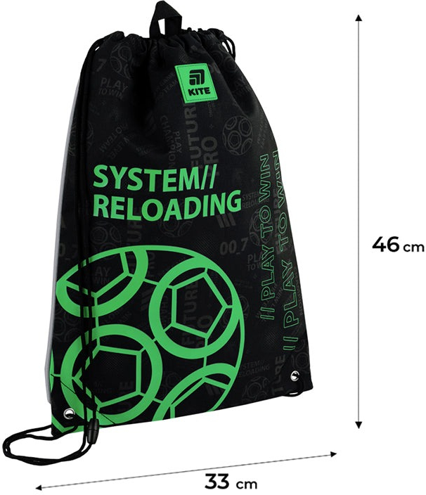 Набор рюкзак+пенал+сумка для обуви Kite 555 Play&amp;Win (set_k25-555s-2) фото 