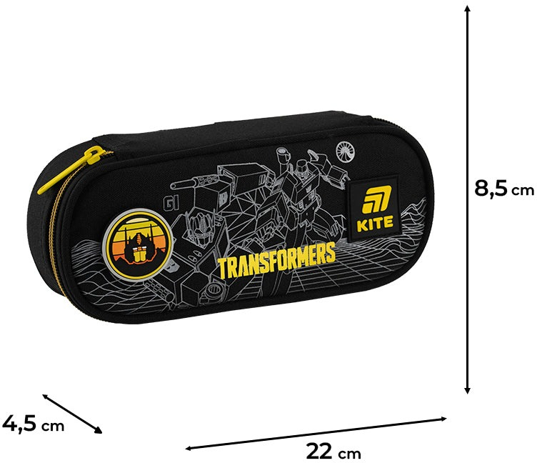 Набор рюкзак+пенал+сумка для обуви Kite 763S Transformers (set_tf25-763s) фото 