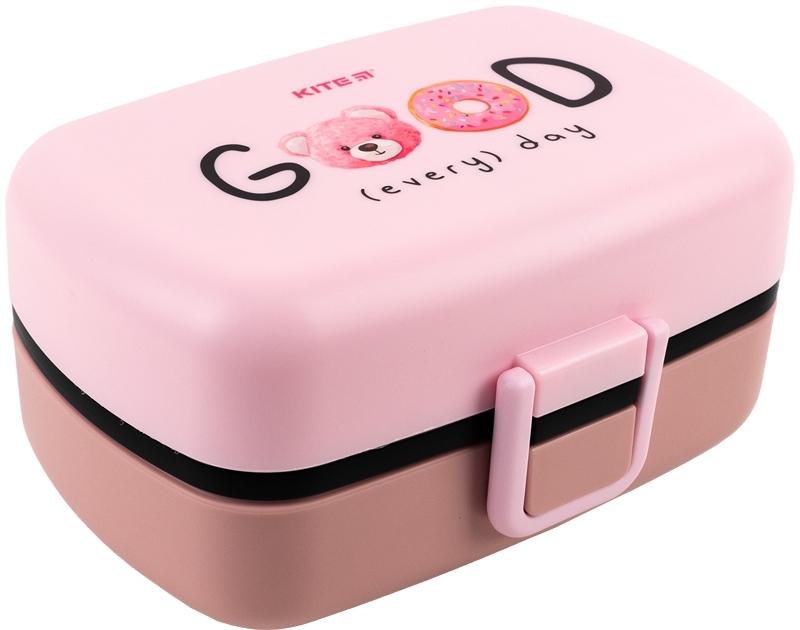 Ланчбокс Kite с наполнением Kite 1150 мл, розовый (k23-180-1) фото 2