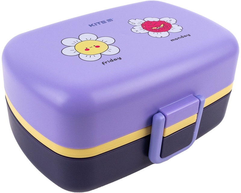 Ланчбокс Kite з наповненням 1150 мл, фіолетовий (k23-180-2)фото3