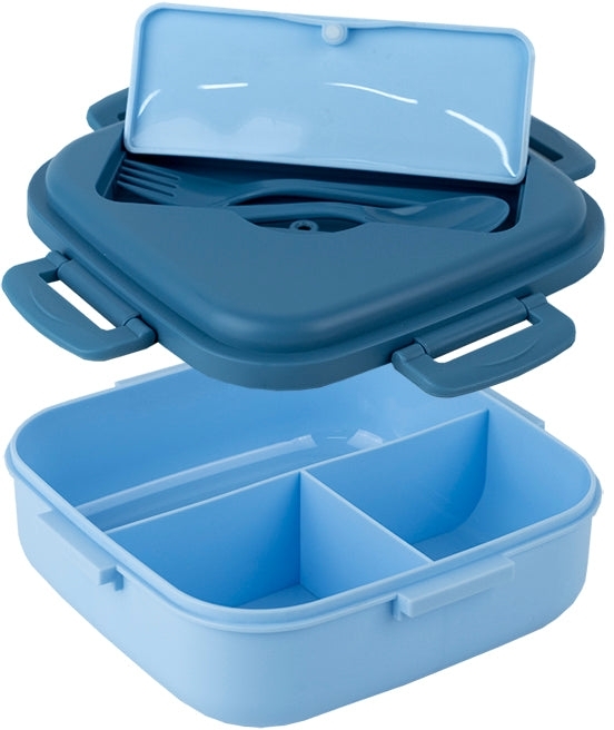 Ланчбокс Kite с разделителем 1100 мл, голубой (k23-186-2) фото