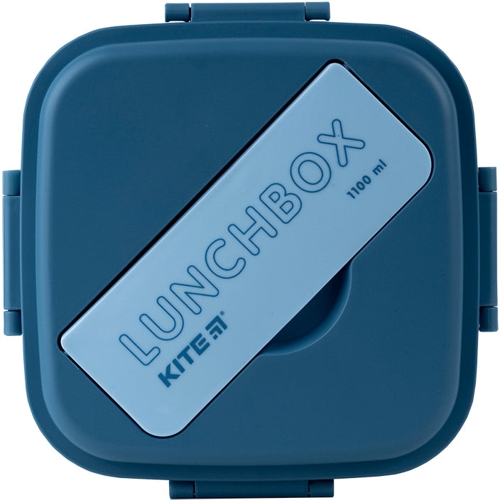 Ланчбокс Kite с разделителем 1100 мл, голубой (k23-186-2) фото 6