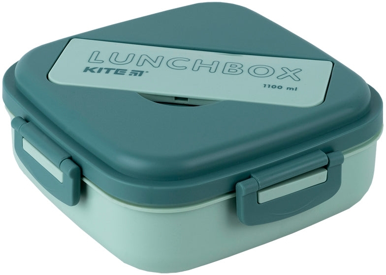 Ланчбокс Kite с разделителем 1100 мл, зеленый (k23-186-1) фото 3