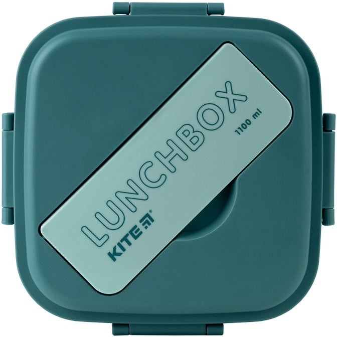 Ланчбокс Kite с разделителем 1100 мл, зеленый (k23-186-1) фото 4