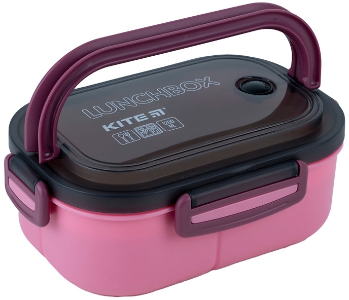 Ланчбокс Kite с разделителем 1200 мл, бордовый (k23-184-3) фото 