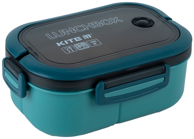 Ланчбокс Kite с разделителем 1200 мл, зеленый (k23-184-2) фото 3