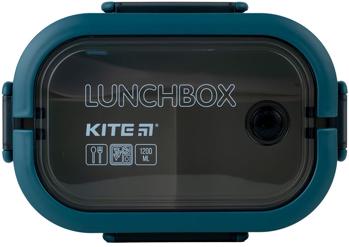 Ланчбокс Kite с разделителем 1200 мл, зеленый (k23-184-2) фото 5