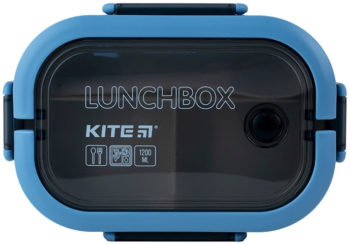 Ланчбокс Kite з розділювачем 1200 мл, синій (k23-184-1)фото5