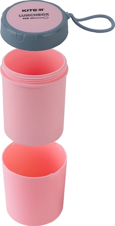 Ланчбокс Kite круглий 450 мл, рожевий (k23-187-3)фото4