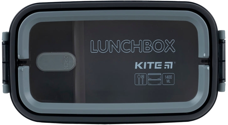 Ланчбокс Kite двойной с наполнением 1400 мл, белый (k23-183-1) фото 5