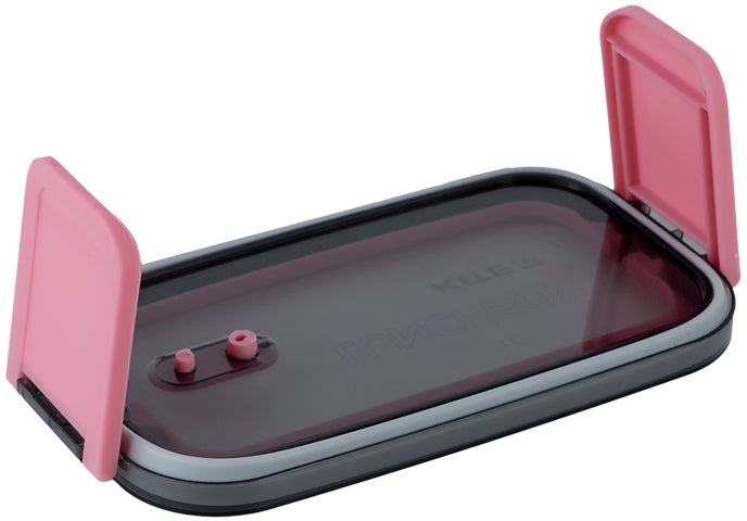 Ланчбокс Kite подвійний з наповненням 1400 мл, рожевий (k23-183-3)фото