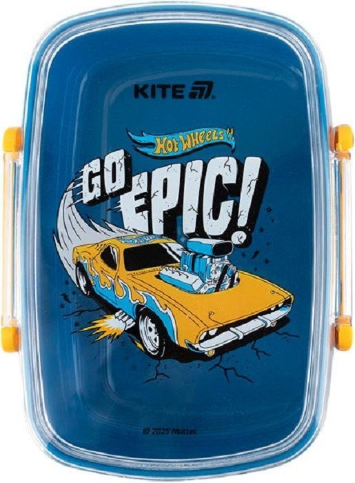 Ланчбокс Kite с наполнением Kite 750 мл, Hot Wheels (hw25-181) фото 4