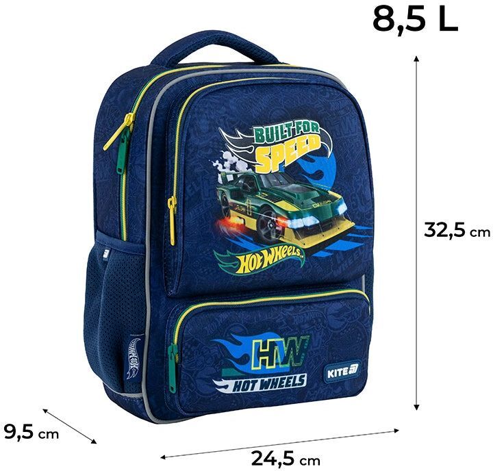 Рюкзак Kite Kids 559 Hot Wheels (hw25-559xs) фото 7