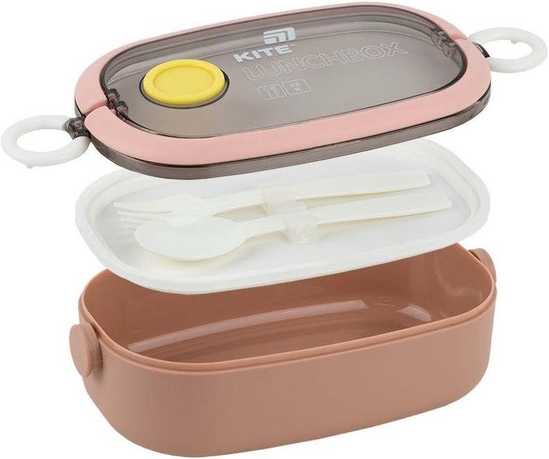 Ланчбокс Kite 900 мл, бежевый (k25-1180-1) фото