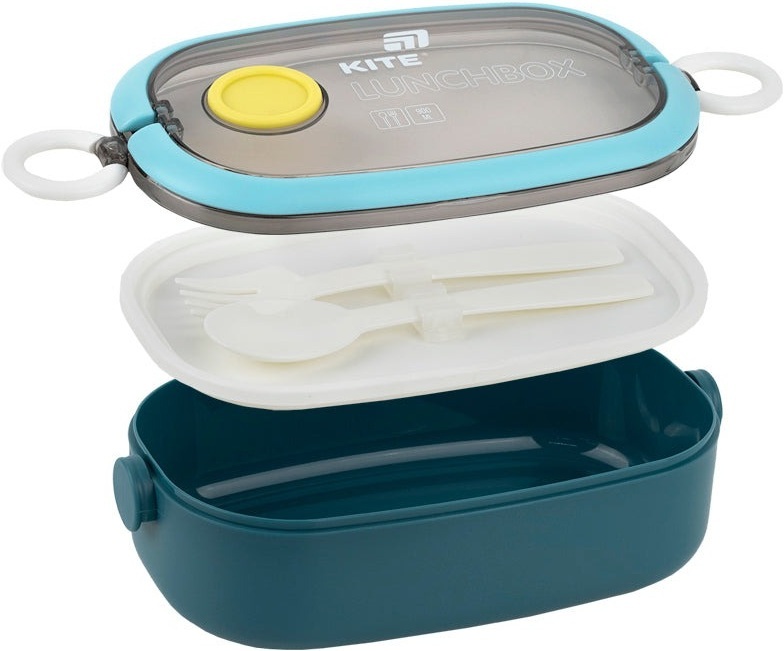 Ланчбокс Kite 900 мл синий (k25-1180-2) фото
