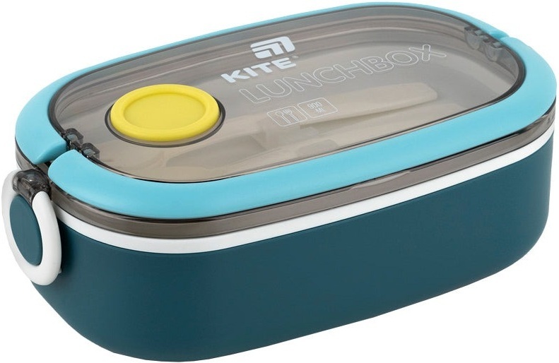 Ланчбокс Kite 900 мл синий (k25-1180-2) фото