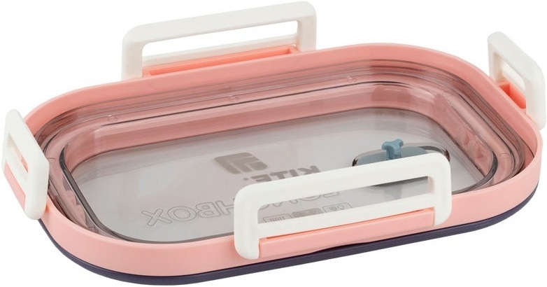 Ланчбокс Kite с разделителем 1100 мл, бежевый (k25-1182-1) фото