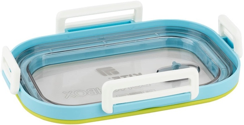 Ланчбокс Kite з розділювачем 1100 мл, синій (k25-1182-2)фото