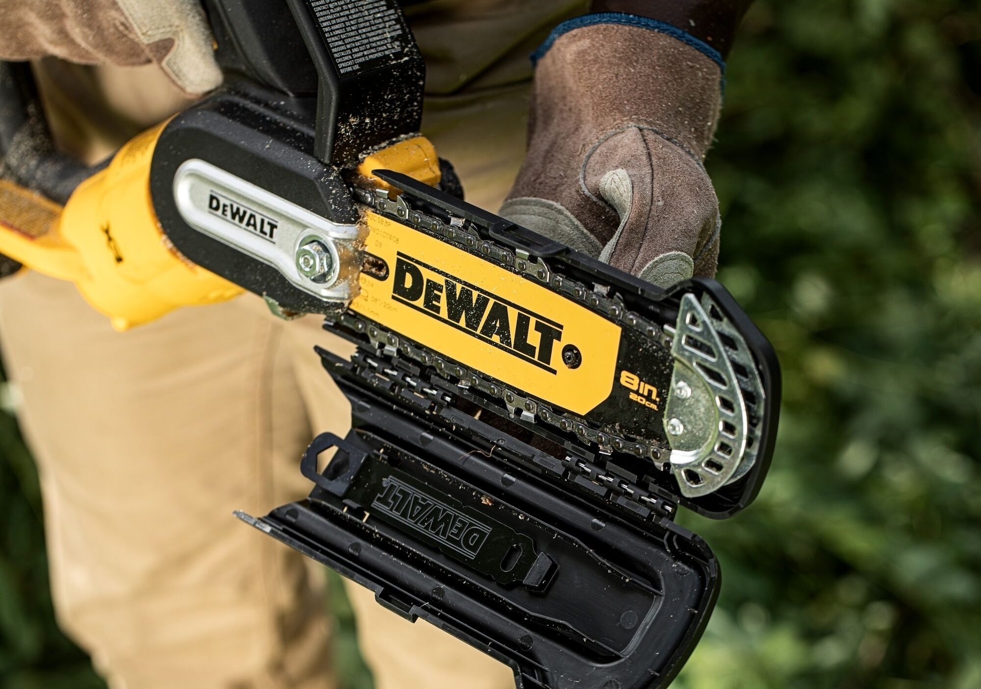 Пила цепная аккумуляторная DeWalt бесщеточная XR Li-lon 18В без АКБ и ЗУ (DCMPS520N) фото 14