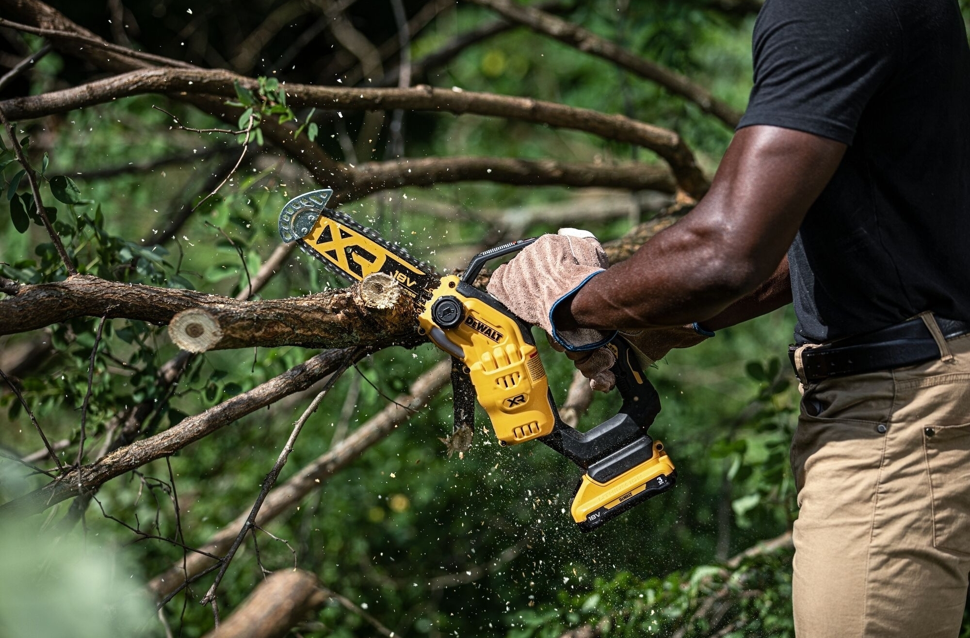 Пила цепная аккумуляторная DeWalt бесщеточная XR Li-lon 18В без АКБ и ЗУ (DCMPS520N) фото 16