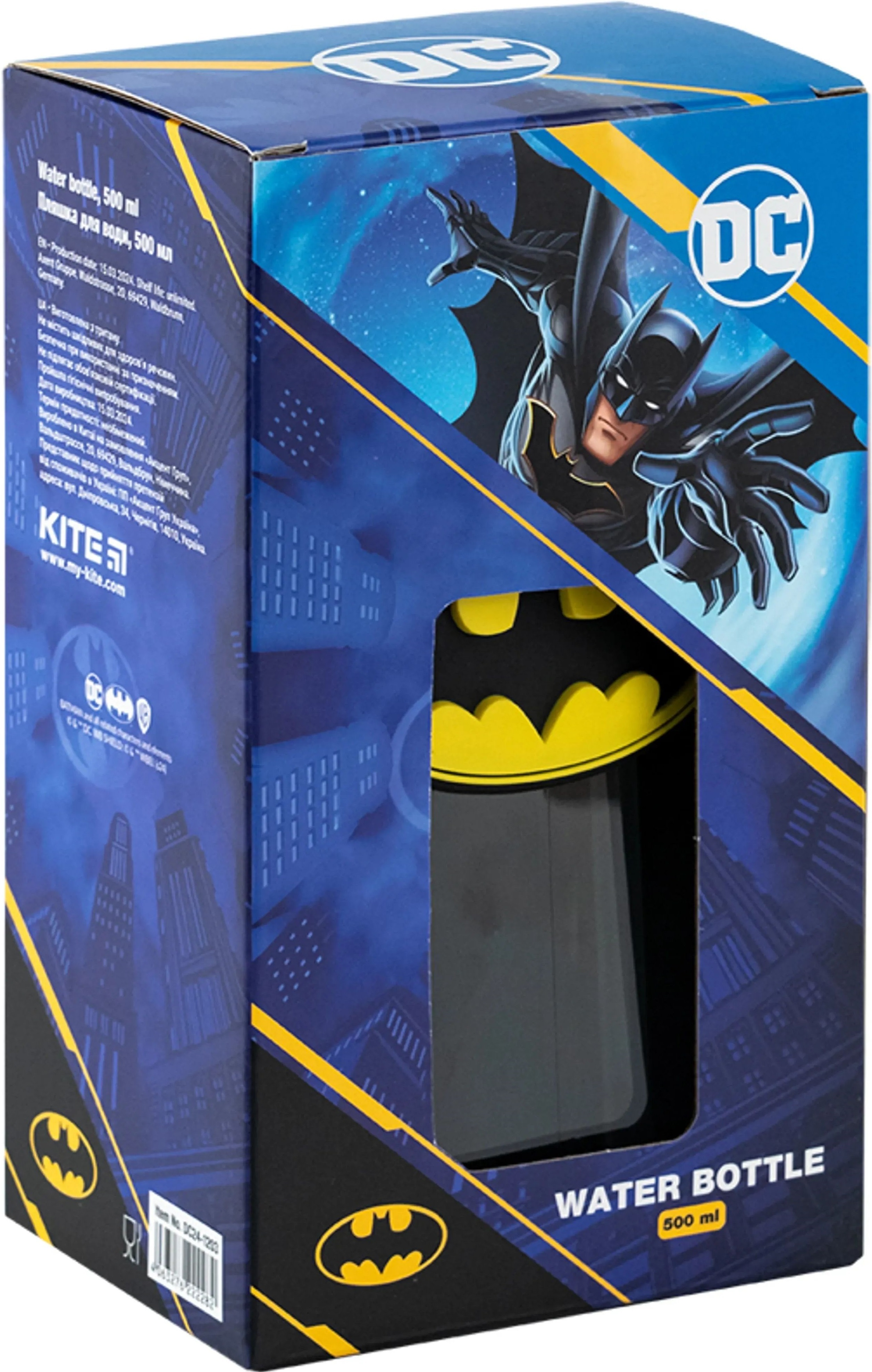 Пляшечка для води 500 мл, DC (dc24-1203)фото